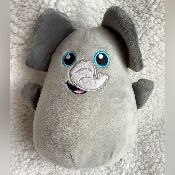 NANCO Elephant Plush Stuffed Animal Toy Embroidered Eyes, Nose and Mouth - Picture 1 of 12